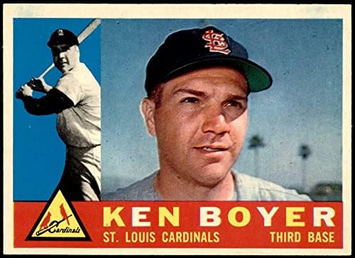 1960 Topps 485 Кен Бойер Сейнт Луис Кардиналс (бейзболна карта) в Ню Йорк Кардиналс