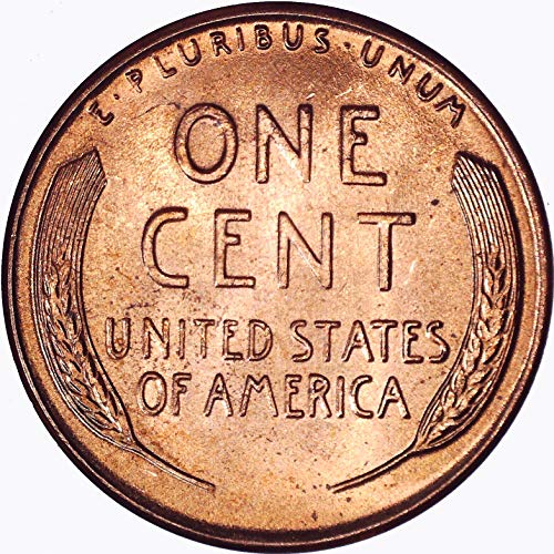 1957 Линкълн Пшеничен Цент 1C Блестящ Необращенный