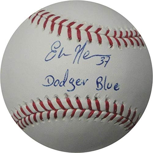 Елиана Herrera Собственоръчно Подписани Бейзболни Топки на Мейджър лийг Бейзбол LA Dodgers Blue с Автограф