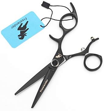 Професионални фризьорски ножици 5,5 инча От неръждаема стомана, Фризьорски ножици, Летящи ножици/Плоски ножица с въртяща