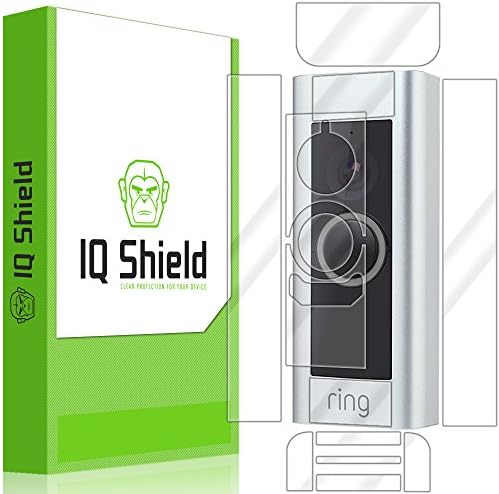 IQ Shield за цялото тяло, Съвместим с Ring Video Doorbell Pro + Прозрачен филм LiQuidSkin (пълно покритие) за екран, HD и Антипузырьковая филм