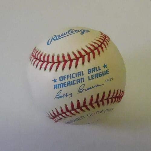 Сесил Купър подписа Официален бейзбол Ела Боби Браун Голограммой B & E - Бейзболни топки с автографи