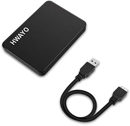 Преносим Външен Твърд диск HWAYO 120GB Ultra Slim 2,5 USB 3.0 HDD за КОМПЮТРИ, Настолни компютри, Преносими компютри,