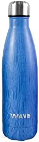 Бутилка за вода с вакуумна изолация с двойни стени -17 течни унции – Бутилка от неръждаема стомана 304 – С цветен прахово