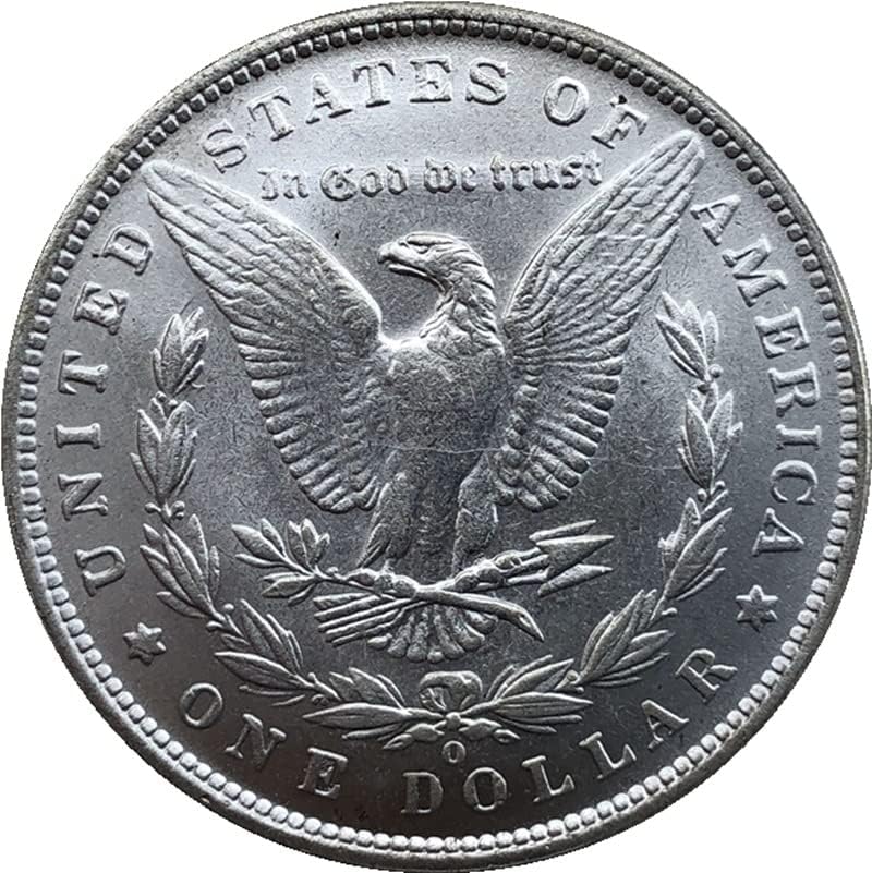 Американска Монета Морган 1902 г. съобщение, Сребърен Долар, Месинг със сребърно покритие Антикварни Чуждестранни Възпоменателни