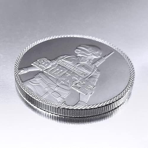 [Версия на китайски език] PUBG Яде Пиле Възпоменателна Сребърна Монета Чудесен Благоприятен Монетен Икона Подарък за