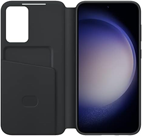 Чанта-портфейл за SAMSUNG Galaxy S23 + Plus S-View, Защитен калъф с отделение за карти, Прозрачен Прозорец за докосване