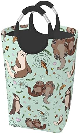 Пакет за мръсни дрехи Otters, Сгъваема, С дръжка, Подходящ За домашно съхранение в гардероба, в банята