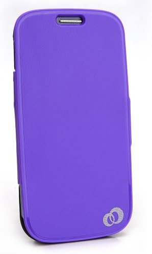 Флип-надолу капачката Kroo SSS3FSU1 за Galaxy S III - 1 опаковка - търговия на Дребно опаковка - лилаво