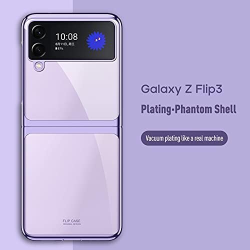 Калъф Rencantur за Samsung Galaxy Z Flip 3 5G 2021, Тънък калъф, Съвместим с Матирано калъф за PC, Калъф за телефон Galaxy