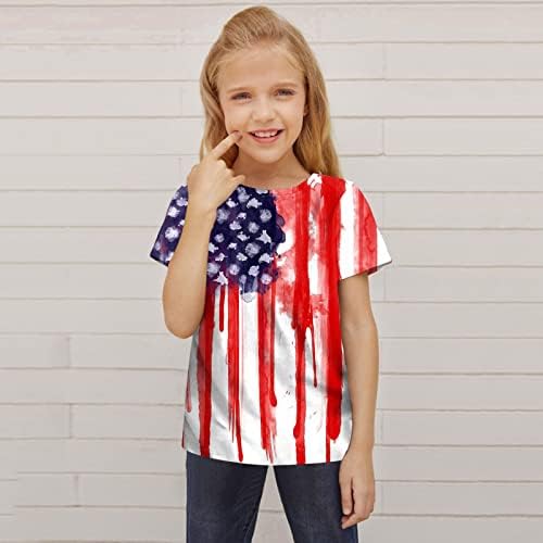 Ден на Независимостта за деца, 4 юли, Тениски с 3D Графичен Принтом за Момчета и Момичета, на Новост, Памучни Блузи за