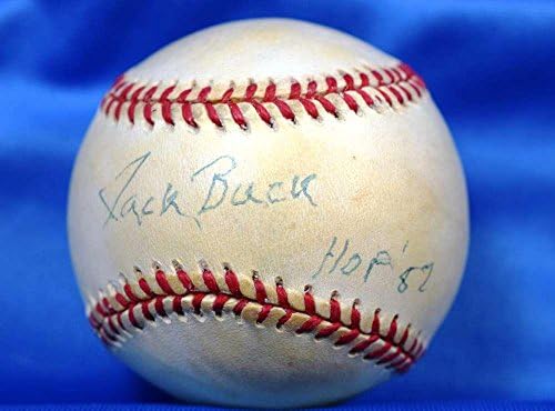 Джак Резервоар Копито 87 Сертификат за Jsa С Автограф От Ръце в Националната Лига Бейзбол - Бейзболни Топки С Автографи