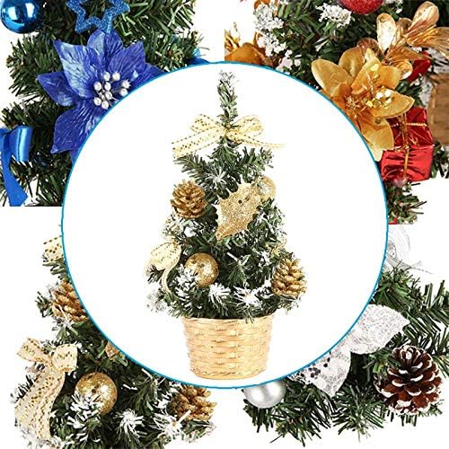 ШИПТ Мини Коледно Дърво, Коледни Изкуствени Настолно украшение Фестивал на Миниатюрна Елха Домашната Стая за Настолни