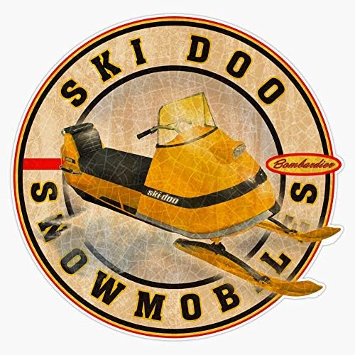 Реколта Стикер за моторни шейни Ski-Doo, Vinyl Броня Стикер, Стикер, Водоустойчив 5