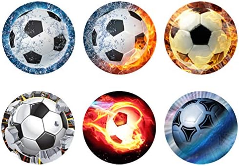UNICEU Абсорбирующая Гумена Поставка за футболна топка за напитки, Нескользящие Тънки Подложки за чаши (6 бр)