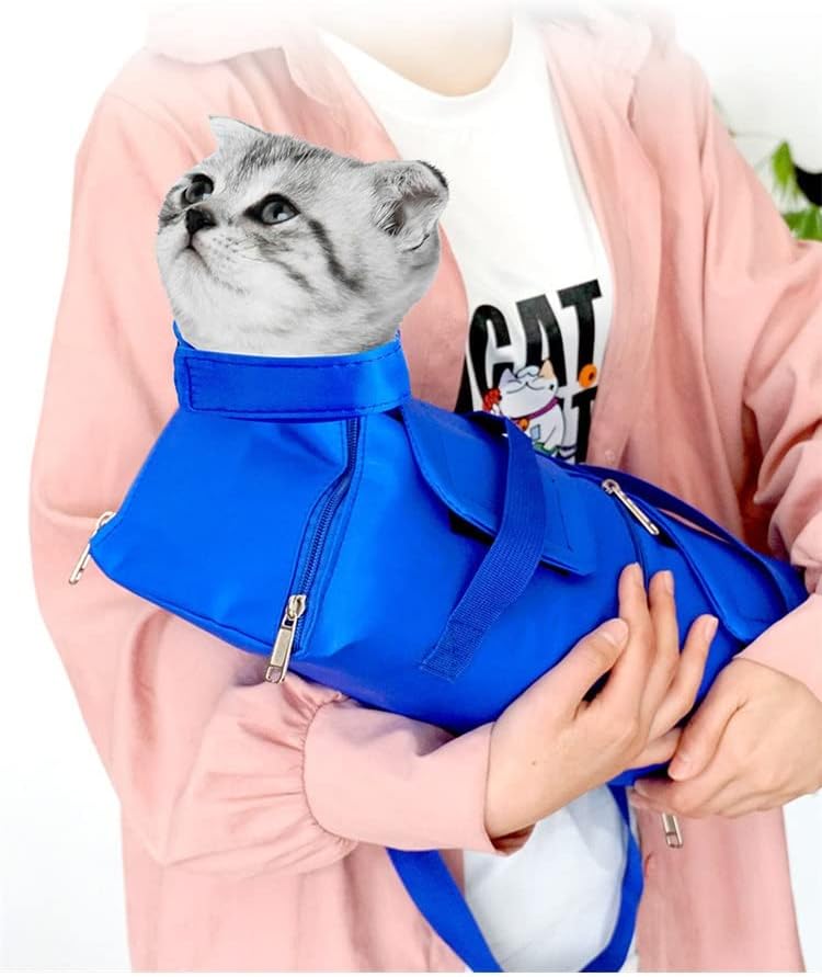 Преносим удобни Дишащи чанта за домашни любимци, Преносим Сгъваема раница за котки (Цвят: зелен, размер: средно)