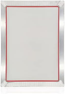 Рамка за печатане на копринени паравани Worown 6 x 8 инча с бяла Алуминиева мрежа 110 за отпечатване на екрана