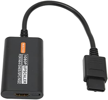 Конвертор Acogedor HDMI, Поддържа игрални конзоли 1080P N64/SNES/SFC/NGC (PAL/NTSC), Конвертор на игрови конзоли за игри