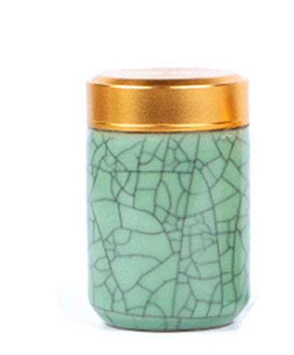 WOIWO 1 БР. Нова Мини-банка за чай с цвят на морска вълна с Мулти-керамично печата