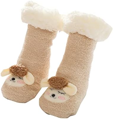 Бебешки Дълги Чорапи-тръбички от Вълна от овце, Детски Чорапи На Пода, Сгъстено Детски Чорапи, Зимни Нови Дълги Чорапи