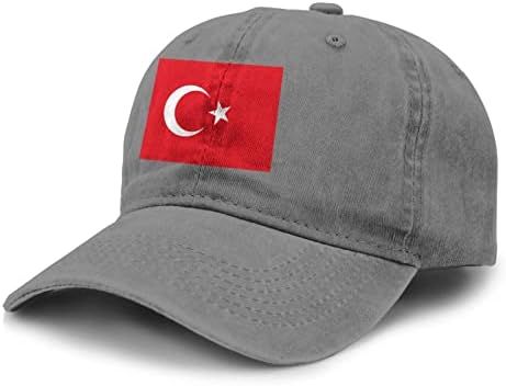 Бейзболна шапка с Турски Флаг, Регулируем Ковбойская Класическа Шапка Aldult, Модерна Спортна Шапка за Мъже и Жени