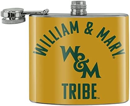 Колеж племе Уилям и Мери от Неръждаема Стомана 5 грама , Фляжка за бъбреците напитки