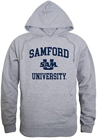 Блузи с качулка отвътре W Republic Samford University Bulldogs Seal с качулка отвътре