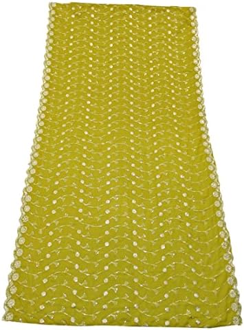 Peegli Реколта зелена дълъг шал от смес дупатты и индийския жоржета, дамски шалове с флорални принтом на врата, обвивка
