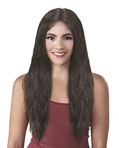 Перука Даяна в бохемски стил, бразилски перука от смес от човешка коса, завързана на перука - HBW BIANCA (FS2730)