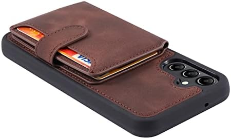 защитен калъф За Samsung Galaxy A14 5G Чанта-портфейл, Ретро калъф от Изкуствена кожа с магнитно панти капак от TPU,