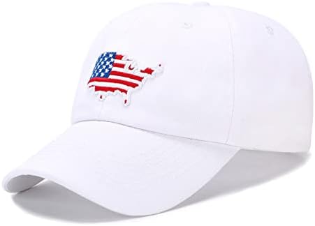 Стил на САЩ бейзболна шапка на Татко Шапка за Мъже и Жени Реколта Измити Изтъркан Памук Регулируема