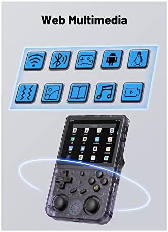 Преносима игрова конзола MOLLAL Retro RG353VS, поддържаща 5G WiFi 4,2 Bluetooth HD изход, вграден в по-4452 видове игри,