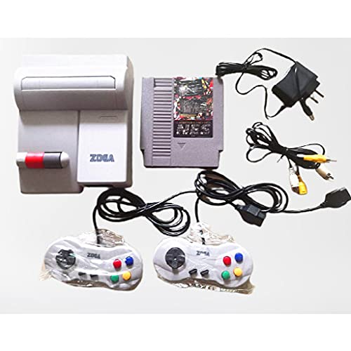 Конзола-клонинг Aditi NES-108 включва два контролера, игри Forever Duo за NES 852 в 1 игра касета (405+ 447) (NTSC).